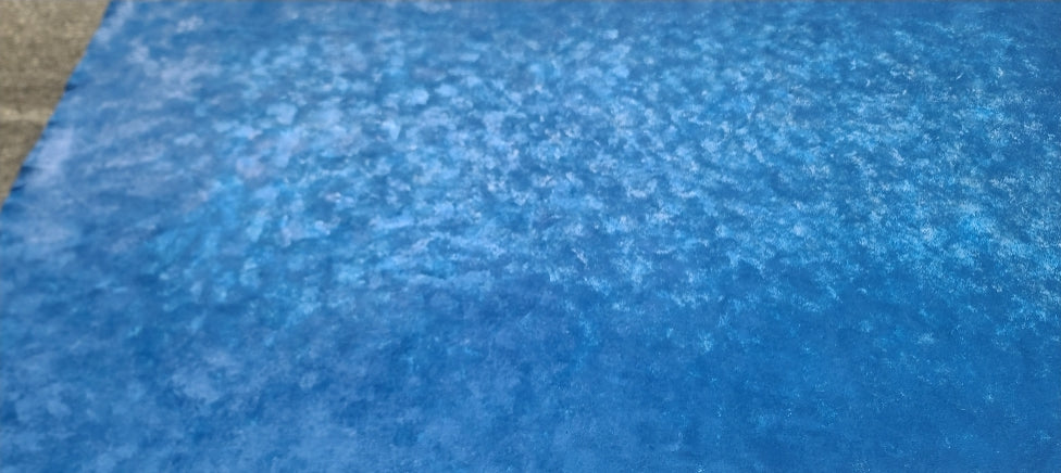Sky Blue 10 by 12ft Hand Painted Linen Canvas